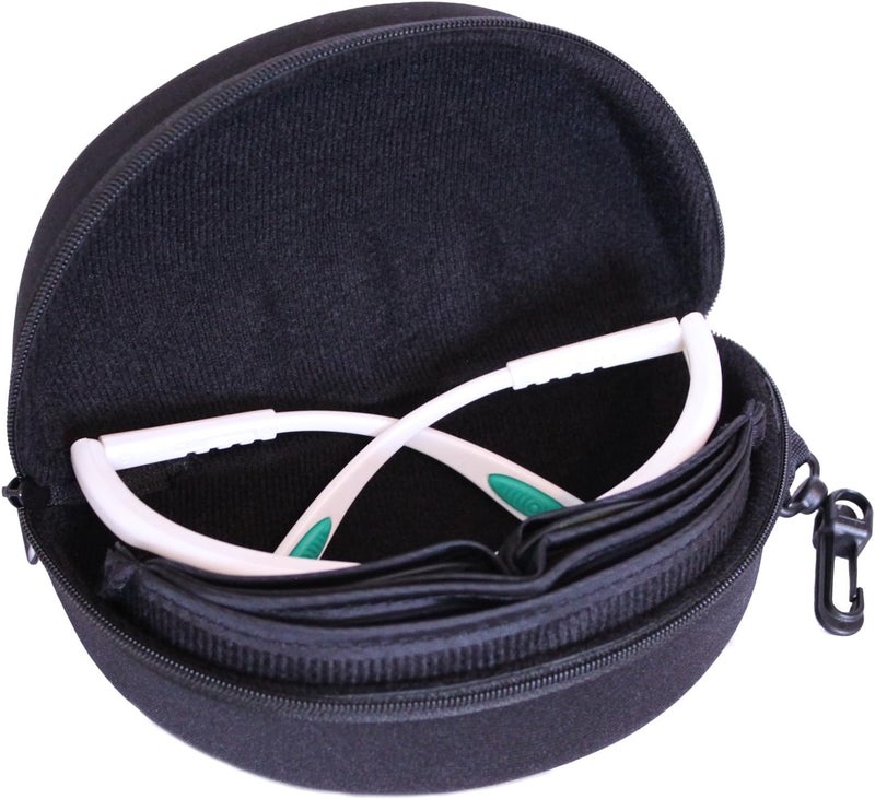 Python Racquetball Python RG Multi Lense Racquetball (Squash) Eye Protection w/Free case (Eyewear, Goggle, Eyeguard) - Black or White - Image 2